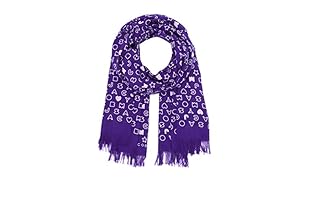 Marc by Marc Jacobs Fular Woven Stardust Logo (Morado)