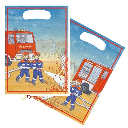 10 Geschenktüten Feuerwehr (2 Feuerwehrmänner) 10 Geschenktüten Feuerwehr (2 Feuerwehrmänner)