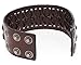 Regetta Jewelry Tribal Leather Wristband Brown Men's Uni-Sex Adjustable Bracelet.