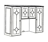 Review DMI Office Furniture  / Office Furniture DMI - Hutch with Wooden Doors - Executive Office Furniture / Home Office Furniture - 7376-63