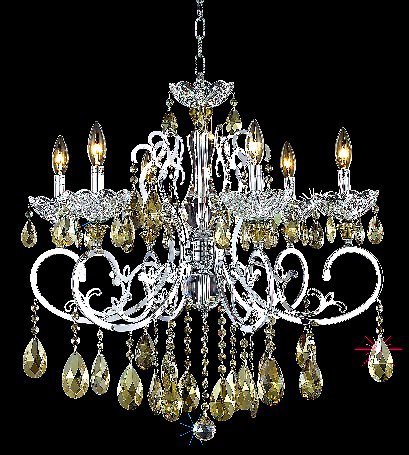 valentine Collection 6 Light Crystal Chandelier 2830D26C GTB004ZG6BQW