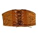 Camel Laced Corset Style Elastic Cinch Belt Size S/M
