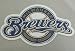 Milwaukee Brewers Team Logo MLB Car Magnet