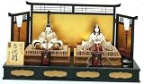 ひな人形 真多呂 作 木目込 雛人形 本金親王 本金 古代雛セット  美濃