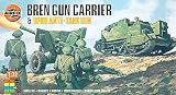Airfix A01309 1:76 Scale Bren Gun Carrier and 6PDR Anti - Tank Gun Military Vehicles Classic Kit Series 1 - B0002HZVSW