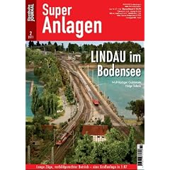 Lindau im Bodensee - Lange Z�ge, vorbildgerechter Betrieb - eine Gro�anlage in 1:87 - Eisenbahn Journal Super-Anlagen 2-2011