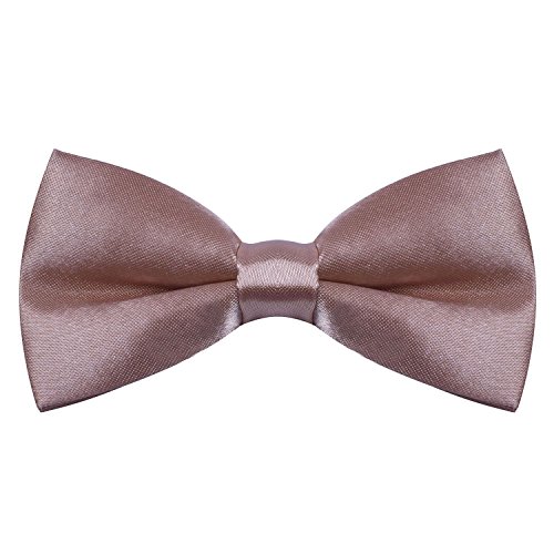 Sunny Ocean Kids Adjustable Bow Tie for Boys Pre Tied Solid Color Bowtie