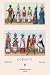 Oceania - Malaysians and Indonesians by Auguste Racinet. ART PRINT Canvas Rolled.. 12.00 inches width by 18.00 inches height. Highest Quality Art Poster Print