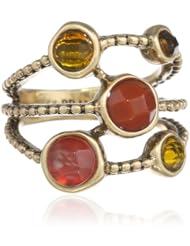 Lucky Brand Triple Set Stone Ring, Size 7