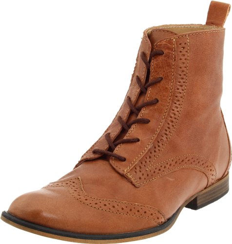 STEVEN by Steve Madden Womens Mertie Ankle Boot,Cognac,7 M US