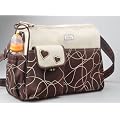 New Brown Baby Diaper Nappy Changing Bags 3Pcs
