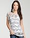 bebe Spacedye Off Shoulder Sweater Top