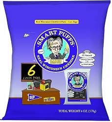 Smart Puffs Multi Pack, Wisconsin Cheddar, 1.0 Ounce Bags (Pack of 72)