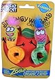 Bamboo FAT CAT 650037 Classic Springy Worms Cat Toy -  1 pack 2 count
