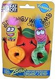Bamboo FAT CAT 650037 Classic Springy Worms Cat Toy -  1 pack 2 count