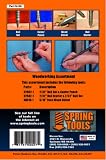 SpringTools CA198 3 Piece Woodworking Set with Nail Starter, Nail Set, Wood Chisel, Center Punch