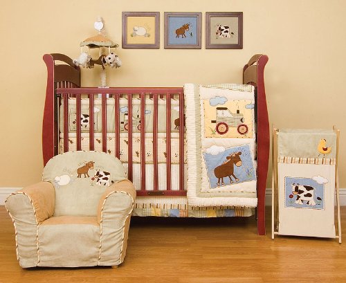Farm House 6-Piece Baby Crib Bedding Set