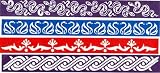 Multi Use Body Art Stencils-Set 19