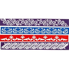 Multi Use Body Art Stencils-Set 19