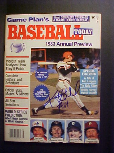 Kent Hrbek Minnesota Twins Autographed 1983 Baseball Today Magazine