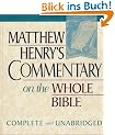 Matthew Henry's Commentary on the Whole Bible: Complete and Unabridged in One Volume