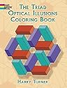 The Triad Optical Illusions Coloring Book (Dover Coloring Book)