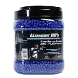 SoftAir 10,000 ct. Bottle Ultrasonic Blue Airsoft BBs (6mm, 0.12g)