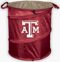Texas A & M Aggies Collapsible Trash Can (Doubles as Cooler and Laundry Hamper) by Logo Chairs