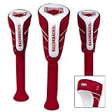  : Arkansas Golf Club Headcovers Set of 3 - Nylon