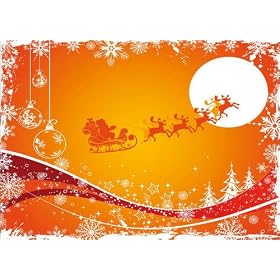 poster / affiche journey of Santa Claus est disperible en (L x H): 100 x 70 cm de TAlex
