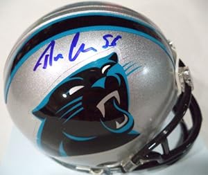 Dan Connor Carolina Panthers Signed Autographed Riddell Mini Helmet W/COA