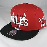 Chicago Bulls NBA 47 Brand Red & Black Bill Vintage Blockhouse MVP Snap Back Hat