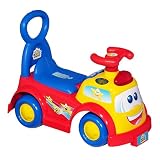 Magical LightUps Foot to Floor Smiley Car Ride-on w/English Sound Chip