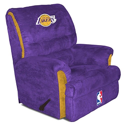 Buy Los Angeles Lakers NBA Team Logo Big Daddy Recliner by Baseline Sports