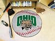Ohio Bobcats 29" Round Baseball Floor Mat (Rug)