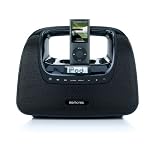 Memorex Minimove Mi3X Tragbares Stereo-Radio (UKW-Tuner, Dock) f&uuml;r Apple iPod schwarz