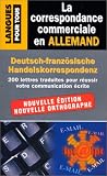 CORRESPONDANCE COMM.ALLEMAND