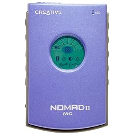 Creative Labs NOMAD II MG 64 MB MP3 Player Blue with Docking Station