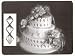 Small Diamond Quilting Marker, 3-in-a-row, Overall Size: 4-7/8