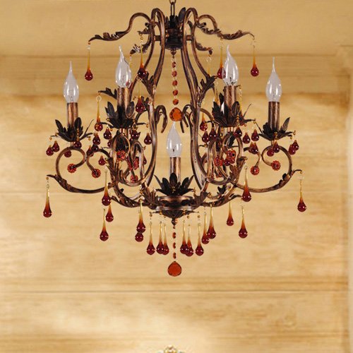 Vintage 7 Lights 20 Living Room Crystal Chandeliers Luxury