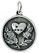 Sterling Silver I LOVE MOM Pendant 15/16 (23mm)
