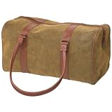 Embassy 17" Brown Faux Leather Tote Bag