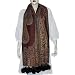 Rectangular Wool Scarf Clothes for Winter Handcrafted Gifts India Dress with Pom-Pom 28 x 72 inches