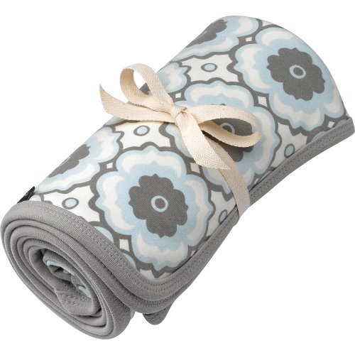 Petunia Pickle Bottom - Organic Stroller Blanket - Sleepy Santorini