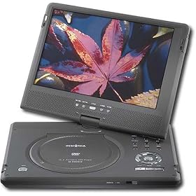 Insignia 10,2 16:9 Widescreen TFT Portable DVD Player with Swivel Screen
