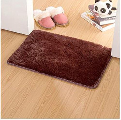 Fantastic Job Thicken Pleuche Anti-skid Doormat,Living Room/ Coffee Table or Bedside Carpet 15"X23"(Coffee)
