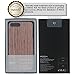 iPhone 7 Plus Case, ROCK [Grained] - Rose Wood [Origin][Non Slip] [Built-in Magnetic Metal Plate] [Wood Tactile] [Natural Wood and TPU Rubber] [Fingerprint Free] Case For Apple iPhone 7 Plus