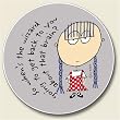 AutoCoaster ~ When's the Wizard ~ Tile Drink Coaster for car cupholder ~ code 383