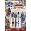 Ranger Adirondack Alcohol Ink Metallic Mixatives 1/2-Ounce 2/Pkg, Gold and Silver