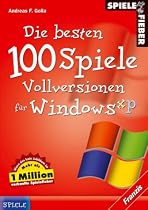 Spielefieber, CD-ROMs : Die besten 100 Spiele, CD-ROM Vollversionen f&uuml;r Windows XP. Z. Tl. Shareware